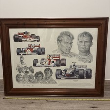 Tribute to McLaren - FRAMED Print by Stuart McIntyre 1998 Formula 1, F1