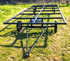 Shepherds Hut Chassis Camping Glamping Cast Iron Wheels Hut Base Shed Foundry