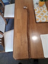 VINTAGE HARD WOOD HAND CARVED