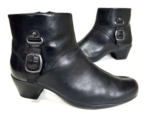 Ladies clarks black - ladies, leather