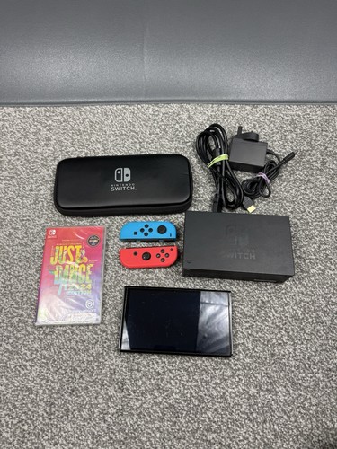 Nintendo switch oled 64gb neon - nintendo,