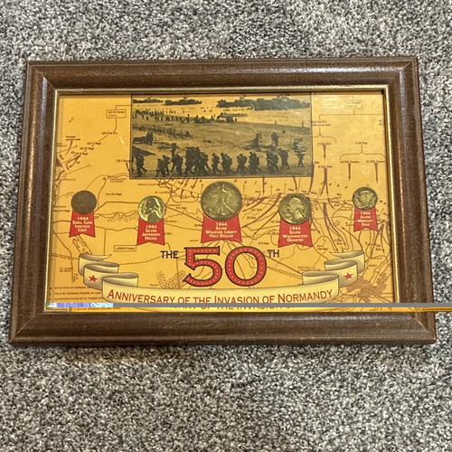 1944 framed coin collection - 1944,