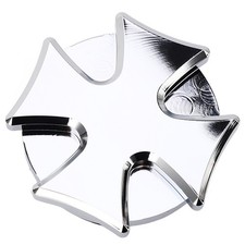 Silver Motorcycle Gas Tank Oil