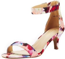Open Toe Kitten Heels