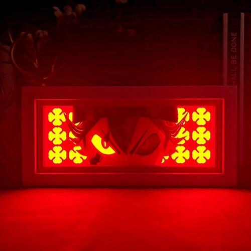 Black clover led night - clover,
