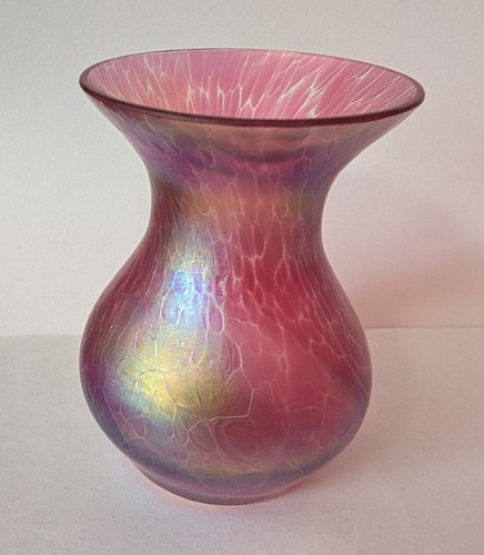Iridescent heron art - art, glass