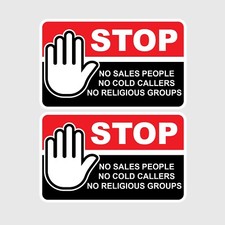 STOP No Sales People Cold