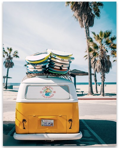 California dreamin surf van - california,