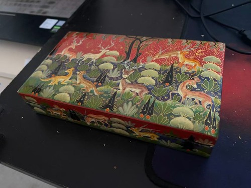 Vintage kashmiri papier mache - vintage,