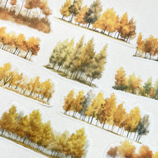 Autumn Fall Tree Washi Paper