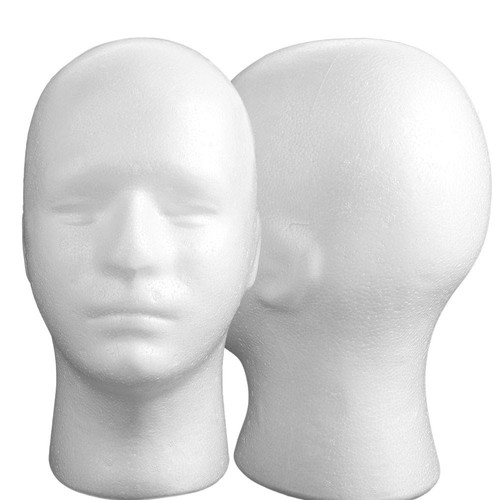 Mens foam head - foam, polystyrene