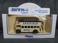 Lledo Euro96 Sheffield Open Top Bus Model Die-Cast