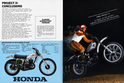 1973 motocross honda - motocross,