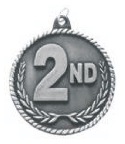 2nd place second - place, medal