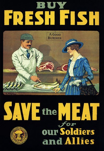 2w87 vintage wwi buy fish - 2w87,