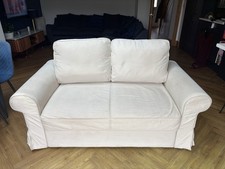 IKEA Ektorp Cream Sofa Bed 2-Seater Single Bed