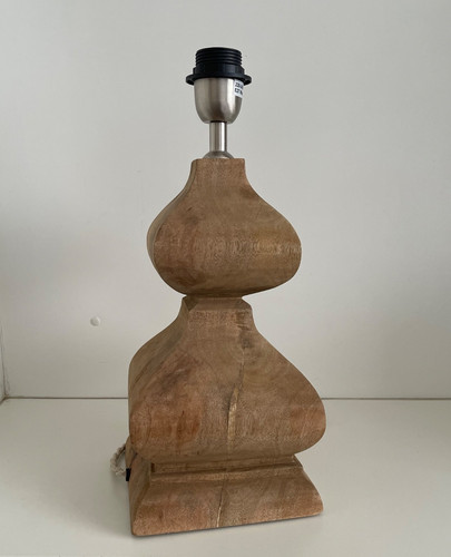 Rustic table lamp - table, without