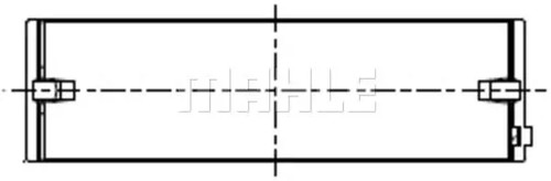 Connecting rod bearing shell