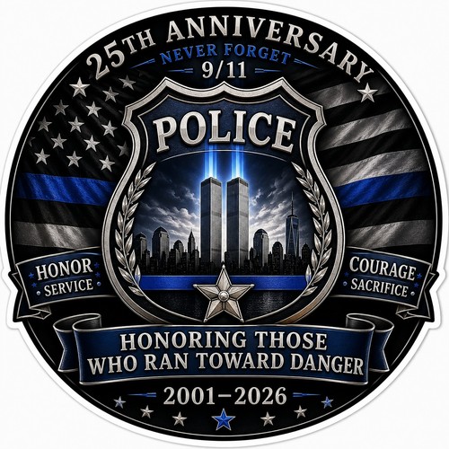 Police 25th anniversary - police, 9/11