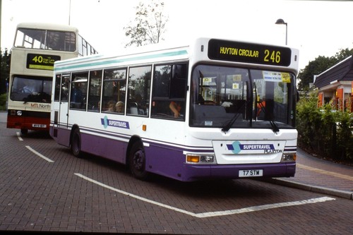 35mm original colour bus slide - bus,