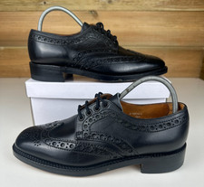 Loakes Black Leather Brogues