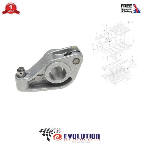 Rocker arm follower - long, fits