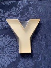 20cm Wooden Fillable Letter Y