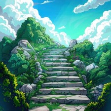 20x Stairway To Heaven Peel and Stick Tile Vinyl Sticker Stairs Bathroom Kitchen