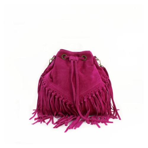 Ladies fringed layers suede - ladies,