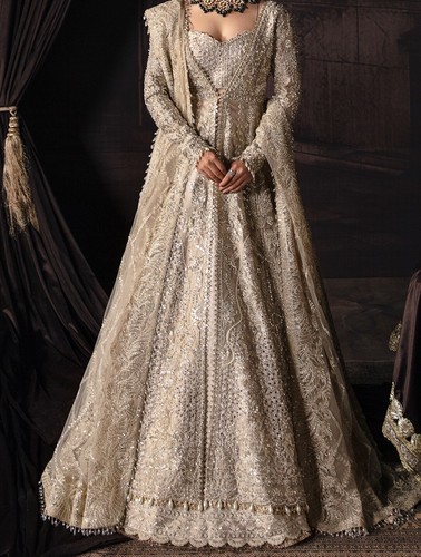 Afrozeh stitched champagne - afrozeh,