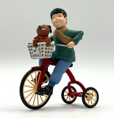 Vtg hallmark ornament boy on - ornament,