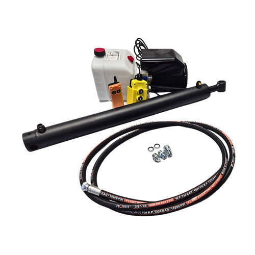 12v single acting hydraulic - acting,