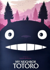 My Neighbor Totoro-Limited Ed. Silkscreen Poster- Olly Moss Mondo Studio Ghibli