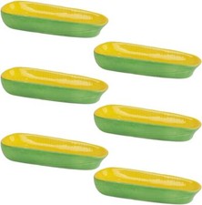Servette Home Novelty Ceramic 8.5" Corn on The Cob Dish