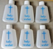 Holy water plastic bottles - plastic, 10