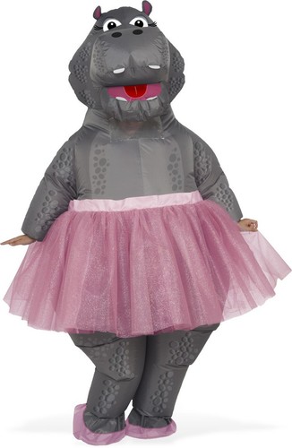 Inflatable hippo adult - inflatable, costume