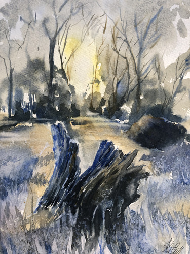Original watercolour painting - watercolour,