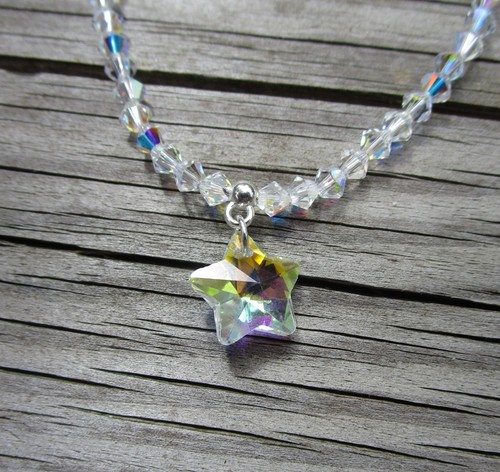 Sparkly clear swarovski - clear, ab