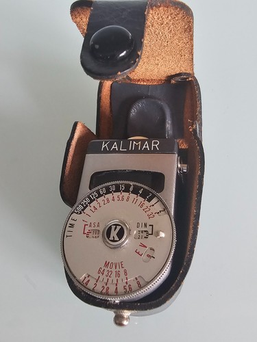 Vintage kalimar light meter - kalimar,