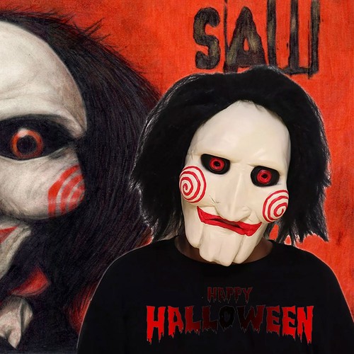 Spooky halloween jig saw mask - spooky,
