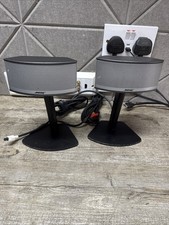 2x Satellite Speakers and Stands for Bose Companion 5 Multimedia Speaker System