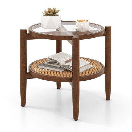Tier round side - side, table