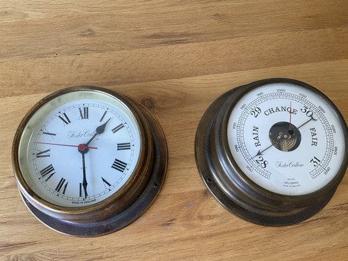 Foster callear brass barometer - foster,
