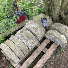 Reclaimed Batch of Half Round