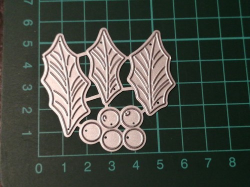 Holly berries metal die - berries,