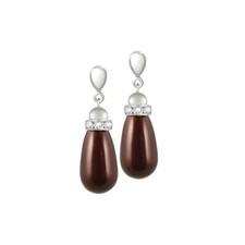 Beaumont Maroon Glass Pearl