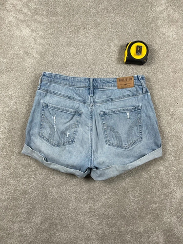 Hollister shorts blue denim - shorts,