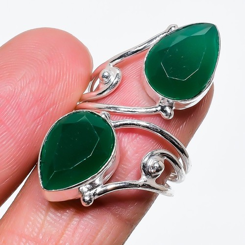 Green onyx gemstone handmade - onyx,