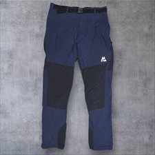 Mens Blue Montirex Tracksuit Bottoms Walking Cargo Trousers Size Small (S) O61