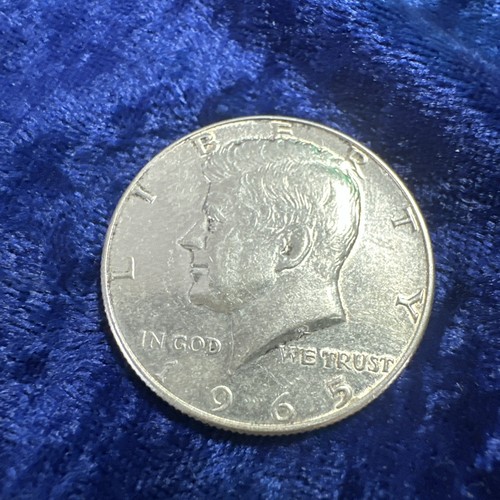 1965 silver kennedy half - 1965,